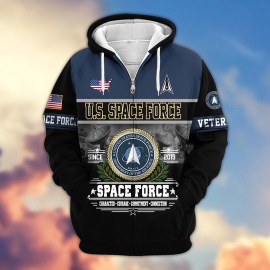 Premium US Veteran Zip Up Hoodie BTTN291021, Gifts For US Veterans, Gifts For Veterans Day.