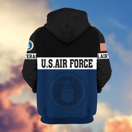 Premium US Veteran Zip Up Hoodie DPVC291001, Gifts For US Veterans, Gifts For Veterans Day.