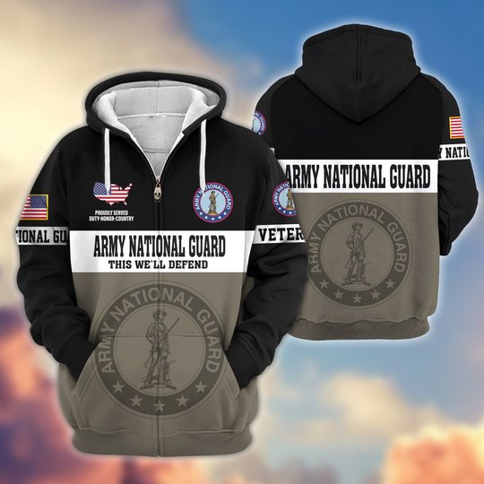 Premium US Veteran Zip Up Hoodie DPVC291001, Gifts For US Veterans, Gifts For Veterans Day.