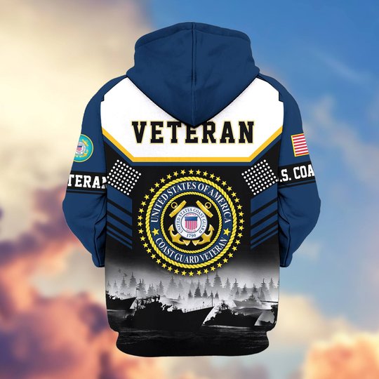 Premium US Veteran Zip Up Hoodie BTTN291022, Gifts For US Veterans, Gifts For Veterans Day.