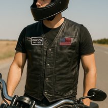 Premium US Army Veterans Custom Leather Motor Vest VPVC702115, Gifts For Army Veteran, Gifts On Father's Day, Veterans Day.
