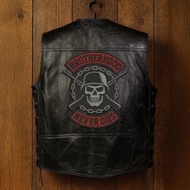 Premium US Veterans Custom Leather Motor Vest VPVC702121, Gifts For US Veteran, Gifts On Father's Day, Veterans Day.