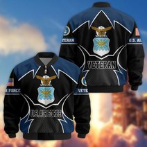 Premium US Veterans Bomber Jacket BPHN270811, Gifts For US Veterans, Gifts On Father's Day, Veterans Day.