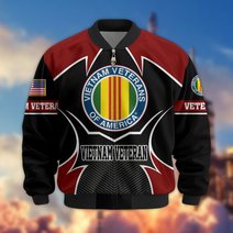 Premium US Veterans Bomber Jacket BPHN270811, Gifts For US Veterans, Gifts On Father's Day, Veterans Day.