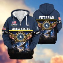 Premium US Veteran Zip Up Hoodie BTTN151021, Gifts For US Veterans, Gifts For Veterans Day.