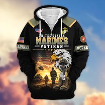 Premium US Veteran Zip Up Hoodie BTTN191022, Gifts For US Veterans, Gifts For Veterans Day.