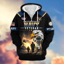 Premium US Veteran Zip Up Hoodie BTTN191022, Gifts For US Veterans, Gifts For Veterans Day.