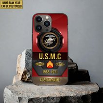 Premium Custom US Veteran Phone Case DPVC201010, Gifts For US Veterans, Gifts For Veterans Day, Father's Day.