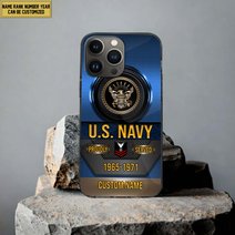 Premium Custom US Veteran Phone Case DPVC201010, Gifts For US Veterans, Gifts For Veterans Day, Father's Day.