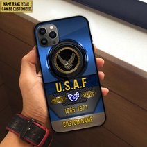 Premium Custom US Veteran Phone Case DPVC201010, Gifts For US Veterans, Gifts For Veterans Day, Father's Day.