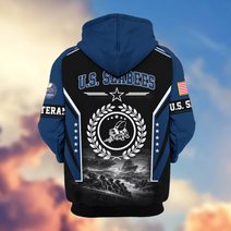 Premium US Veteran Zip Up Hoodie BTTN201021, Gifts For US Veterans, Gifts For Veterans Day.