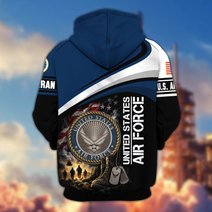 Premium US Veteran Zip Up Hoodie CPHN161011, Gifts For US Veterans, Gifts For Veterans Day.