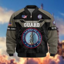 Premium US Veteran Bomber Jacket DPVC211001, Waterproof Windbreaker Coat, US Veteran Gift, Veterans Day Gift.