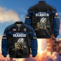 Premium US Veteran Bomber Jacket DPVC211001, Waterproof Windbreaker Coat, US Veteran Gift, Veterans Day Gift.