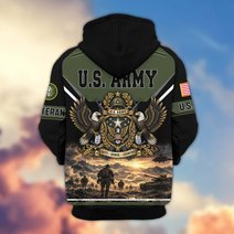 Premium US Veteran Zip Up Hoodie BTTN221023, Gifts For US Veterans, Gifts For Veterans Day.