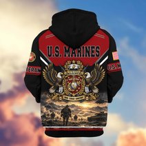 Premium US Veteran Zip Up Hoodie BTTN221023, Gifts For US Veterans, Gifts For Veterans Day.