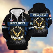 Premium US Veteran Zip Up Hoodie BTTN221021, Gifts For US Veterans, Gifts For Veterans Day.