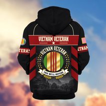 Premium US Veteran Zip Up Hoodie BTTN221021, Gifts For US Veterans, Gifts For Veterans Day.