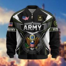 Premium US Veteran Bomber Jacket CPHN221011, Waterproof Windbreaker Coat, US Veteran Gift, Veterans Day Gift.