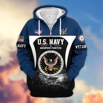 Premium US Veteran Zip Up Hoodie BTTN271022, Gifts For US Veterans, Gifts For Veterans Day.