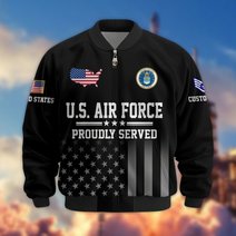 Premium Custom US Veteran Bomber Jacket DPVC281001, Waterproof Windbreaker Coat, US Veteran Gift, Veterans Day Gift.