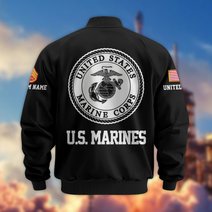 Premium Custom US Veteran Bomber Jacket DPVC281001, Waterproof Windbreaker Coat, US Veteran Gift, Veterans Day Gift.
