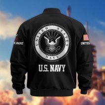 Premium Custom US Veteran Bomber Jacket DPVC281001, Waterproof Windbreaker Coat, US Veteran Gift, Veterans Day Gift.
