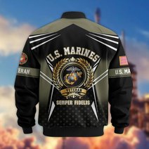 Premium US Veteran Bomber Jacket BTTN281021, Waterproof Windbreaker Coat, US Veteran Gift, Veterans Day Gift.