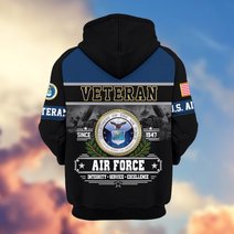 Premium US Veteran Zip Up Hoodie BTTN291021, Gifts For US Veterans, Gifts For Veterans Day.
