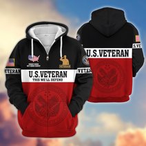 Premium US Veteran Zip Up Hoodie DPVC291001, Gifts For US Veterans, Gifts For Veterans Day.
