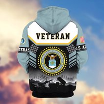 Premium US Veteran Zip Up Hoodie BTTN291022, Gifts For US Veterans, Gifts For Veterans Day.