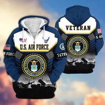 Premium US Veteran Zip Up Hoodie BTTN291022, Gifts For US Veterans, Gifts For Veterans Day.