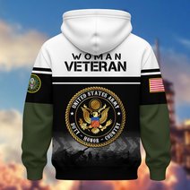 Premium US Woman Veteran Zip Up Hoodie DPVC301001, Gifts For US Woman Veterans, Gifts For Veterans Day.