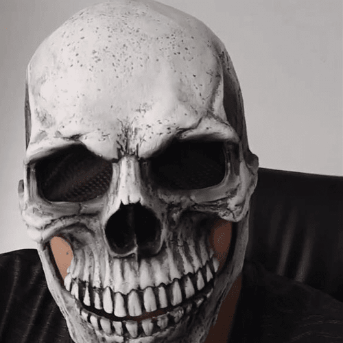 Full Head Skull Spooky