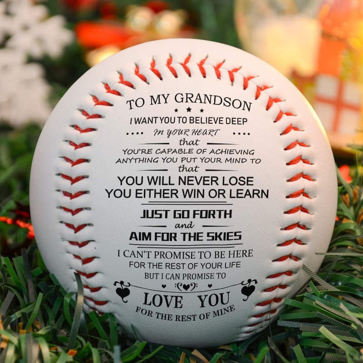 (Baseball) To My Grandson/Son – You Will Never Lose