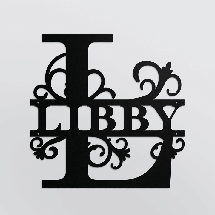 LIBBY METAL SIGN