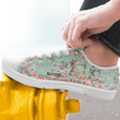 SEWING FLOWER STYLE LOW TOP SHOES