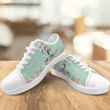 ELEPHANT FLOWERS WATERCOLOR LOW TOP
