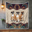 BOXER - QUILT ABASTRACT MANDALA
