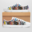 SPORTING CLAYS LICENSE PLATES LOW TOP SHOES
