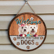 WEST HIGHLAND WHITE TERRIER HANGING DOOR SIGN