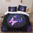 BUTTERFLIES MANDALA BEDDING SET