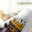 HARPSICHORD LICENSE PLATES LOW TOP SHOES