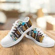 HARPSICHORD LICENSE PLATES LOW TOP SHOES