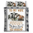 COW TO MY WIFE BEDDING SET