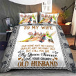 HUMMINGBIRD TO MY WIFE BEDDING SET
