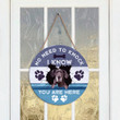 GREAT DANE HANGING DOOR SIGN