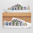 SKEET LICENSE PLATES LOW TOP SHOES