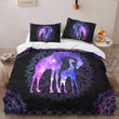 GIRAFFE ANIMAL MANDALA STYLE BEDDING SET