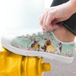 RATS FLOWERS WATERCOLOR LOW TOP SHOES